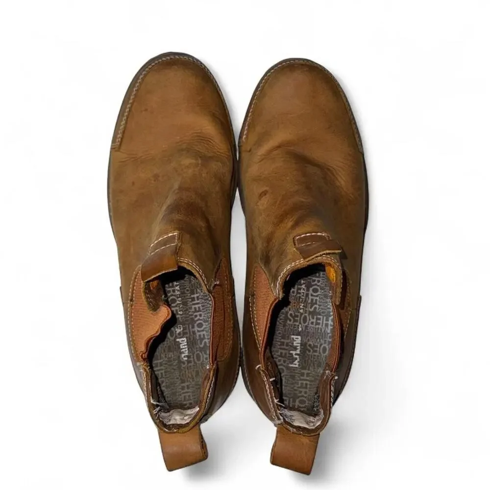 Timberland Men’s ReBOTL Waterproof Leather Chelsea Boots Men’s Size 8.5